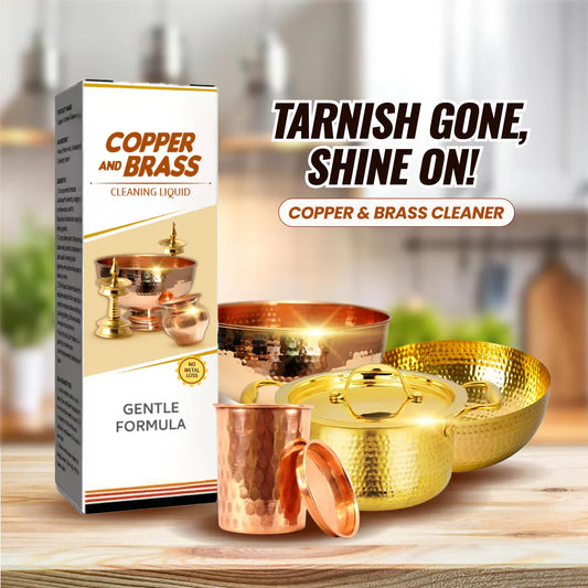 ShineBright™ - Instant Copper & Brass Cleaning Liquid ✨🥇 (Buy 1 Get 1 Free🔥🔥) Limited Period Offer